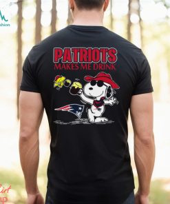 Snoopy New England Patriots Make Me Drinks Shirt