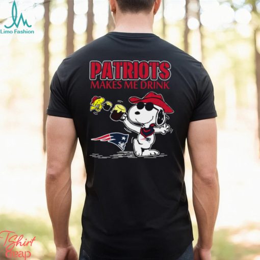 Snoopy New England Patriots Make Me Drinks Shirt