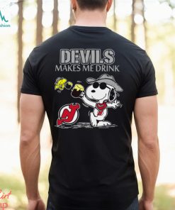 Snoopy New Jersey Devils Make Me Drinks Shirt