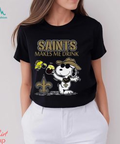 Snoopy New Orleans Saints Make Me Drinks Shirt