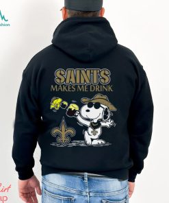 Snoopy New Orleans Saints Make Me Drinks Shirt