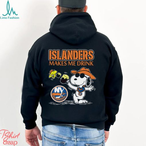 Snoopy New York Islanders Make Me Drinks Shirt