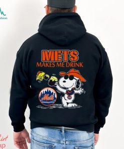 Snoopy New York Mets Makes Me Drinks Shirt