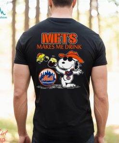 Snoopy New York Mets Makes Me Drinks Shirt