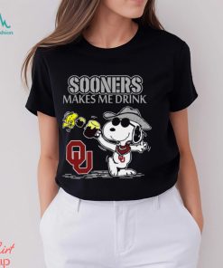 Snoopy Oklahoma Sooners Make Me Drinks Shirt