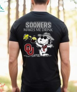Snoopy Oklahoma Sooners Make Me Drinks Shirt