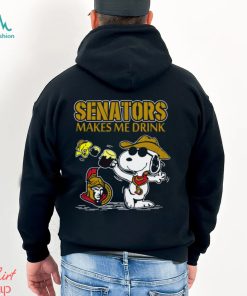 Snoopy Ottawa Senators Make Me Drinks Shirt