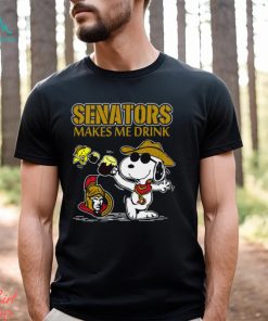 Snoopy Ottawa Senators Make Me Drinks Shirt