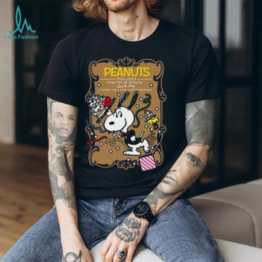 Snoopy Peanuts 73 Years 1950 2023 Thank You For The Memories Unisex T Shirt