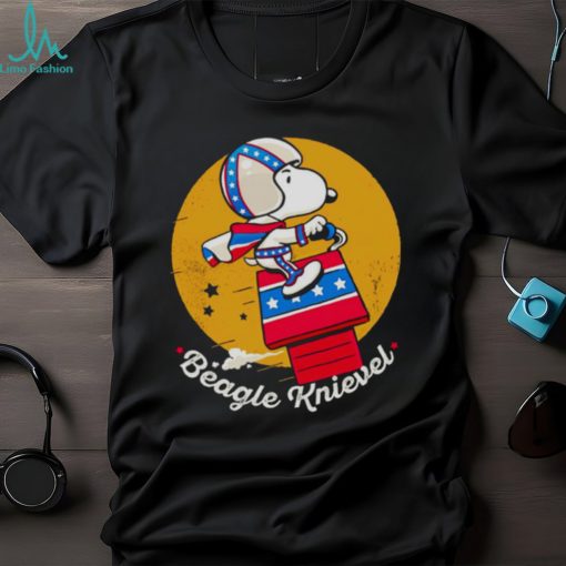 Snoopy Peanuts Beagle knievel shirt