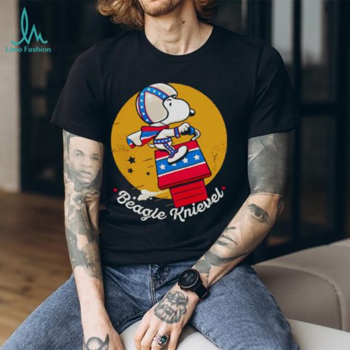 Snoopy Peanuts Beagle knievel shirt