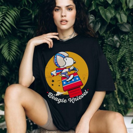 Snoopy Peanuts Beagle knievel shirt