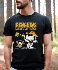 Snoopy Pittsburgh Penguins Make Me Drinks Shirt
