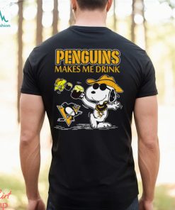 Snoopy Pittsburgh Penguins Make Me Drinks Shirt