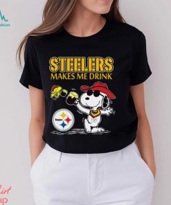 Snoopy Pittsburgh Steelers Make Me Drinks Shirt