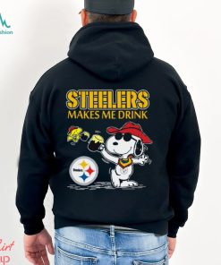 Snoopy Pittsburgh Steelers Make Me Drinks Shirt