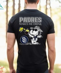 Snoopy San Diego Padres Makes Me Drinks Shirt