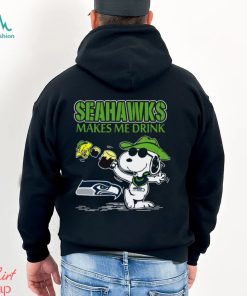 Snoopy Seattle Seahawks Make Me Drinks Shirt