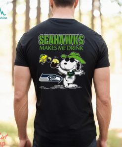 Snoopy Seattle Seahawks Make Me Drinks Shirt