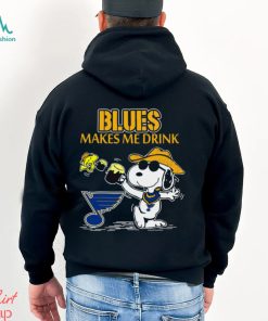 Snoopy St Louis Blues Make Me Drinks Shirt