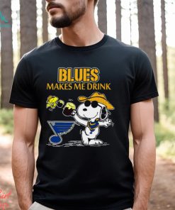 Snoopy St Louis Blues Make Me Drinks Shirt