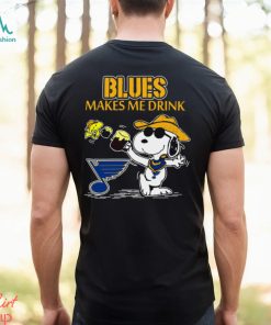 Snoopy St Louis Blues Make Me Drinks Shirt