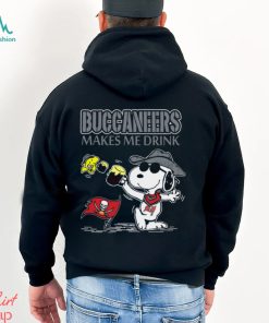Snoopy Tampa Bay Buccaneers Make Me Drinks Shirt
