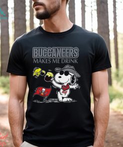 Snoopy Tampa Bay Buccaneers Make Me Drinks Shirt