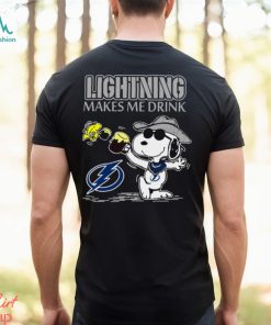 Snoopy Tampa Bay Lightning Make Me Drinks Shirt