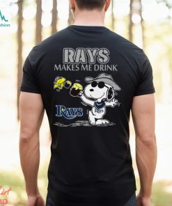 Snoopy Tampa Bay Rays Makes Me Drinks Shirt