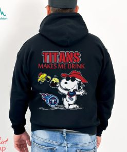 Snoopy Tennessee Titans Make Me Drinks Shirt
