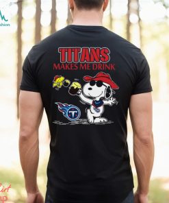 Snoopy Tennessee Titans Make Me Drinks Shirt