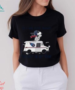 Snoopy Tennessee Titans on a dark desert highway trophy in my arm shirt