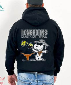 Snoopy Texas Longhorns Make Me Drinks Shirt