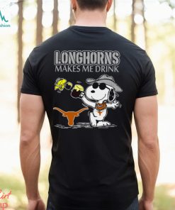 Snoopy Texas Longhorns Make Me Drinks Shirt