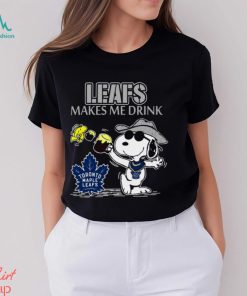 Snoopy Toronto Maple Leafs Make Me Drinks Shirt