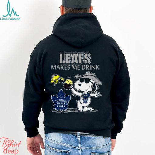 Snoopy Toronto Maple Leafs Make Me Drinks Shirt