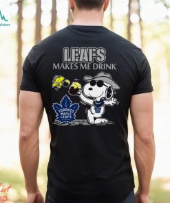 Snoopy Toronto Maple Leafs Make Me Drinks Shirt