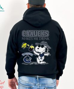 Snoopy Vancouver Canucks Make Me Drinks Shirt