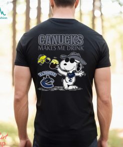 Snoopy Vancouver Canucks Make Me Drinks Shirt