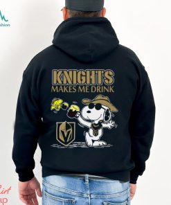 Snoopy Vegas Golden Knights Make Me Drinks Shirt