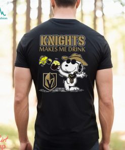 Snoopy Vegas Golden Knights Make Me Drinks Shirt