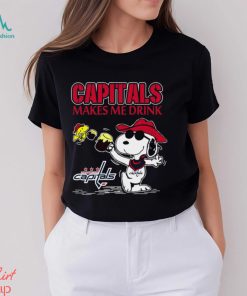 Snoopy Washington Capitals Make Me Drinks Shirt