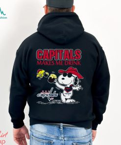Snoopy Washington Capitals Make Me Drinks Shirt