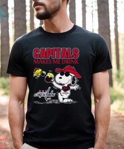 Snoopy Washington Capitals Make Me Drinks Shirt