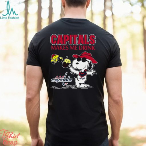 Snoopy Washington Capitals Make Me Drinks Shirt