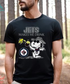 Snoopy Winnipeg Jets Make Me Drinks Shirt