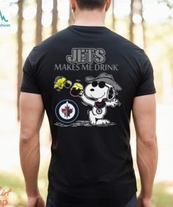 Snoopy Winnipeg Jets Make Me Drinks Shirt