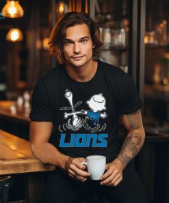 Snoopy and Charlie Brown Happy Detroit Lions Fans Shirts