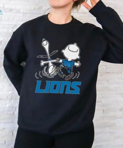 Snoopy and Charlie Brown Happy Detroit Lions Fans Shirts